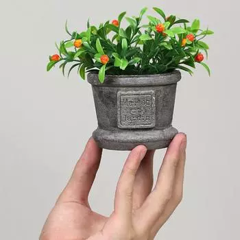 1 шт. искусственный бонсай, настольные украшения, цветы, горшечные искусственные растения, алфавитные горшки, настольное украшение
