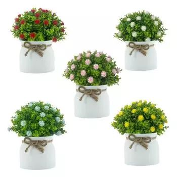 1 шт. искусственный бонсай, поддельное растение, цветок, горшечное растение, трава, растения, горшок, украшение для свадьбы/вечеринки, дома, спальни, сада, декоративное A7