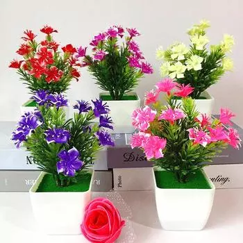 1 шт., искусственный цветок вишни, имитация цветка, свадебный домашний цветочный декор бонсай, рождественский орнамент розовый