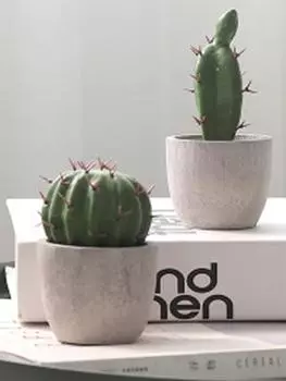 1 шт. искусственный кактус бонсай растение шар кактуса искусственные пластиковые растения искусственный цветок для дома, гостиной, рабочего стола, украшение на подоконник