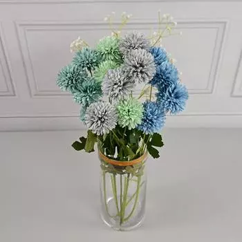 1 шт., искусственный шар, хризантема, экологически чистый DIY, портативный, модный, для ландшафтного дизайна, имитация шара, хризантема для свадьбы