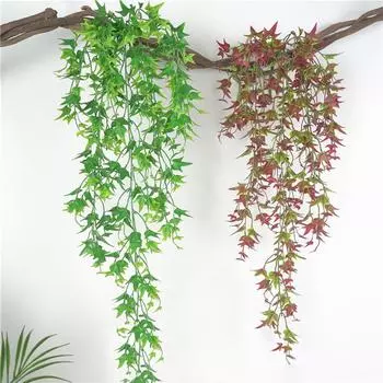 1 шт., искусственный шелк, лоза, плетеная ива из ротанга, свадебный домашний декор, рождественский орнамент зелёный