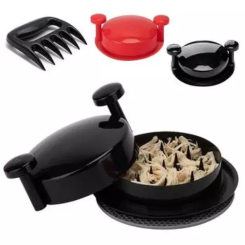 1 шт. Измельчитель курицы больше подходит, чем измельчитель медвежьих когтей, для ощипанной говядины, приготовленной курицы и овощей. Кухня MYY красный