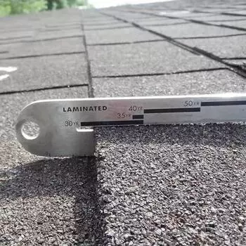 1 шт. Измеритель для черепицы из нержавеющей стали и стекловолокна, измерительная линейка с ленточной пластиной 5 дюймов, 3 дюйма, измеритель для черепицы, подлинный 1pc