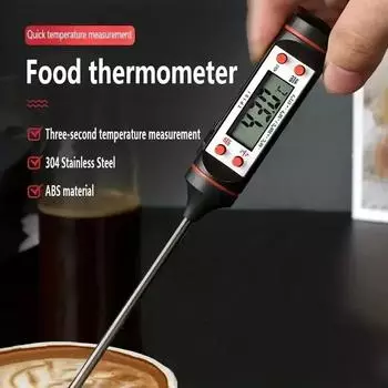 1 шт. измеритель температуры, новый термометр для мяса, кухонный цифровой зонд для приготовления пищи, электронные инструменты для барбекю