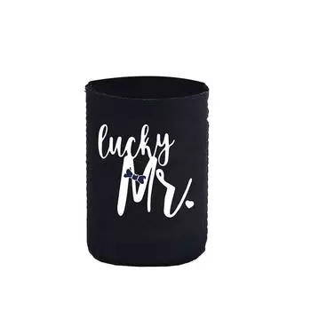 1 шт., изолированная крышка для чашки, банка для напитков, чехол для банки с рукавом, для вечеринки в честь оленя, черный, белый цвет