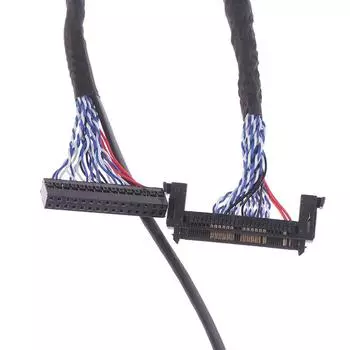 1 шт. Изысканное мастерство, простота использования, прочный 2-канальный 8-битный 51-контактный кабель LVD