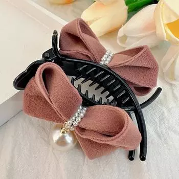 1 шт. Изысканный аксессуар для волос с бантом-бабочкой Элегантный зажим для пучка Большой Премиальный Зажим для волос Женский Зажим Головной убор