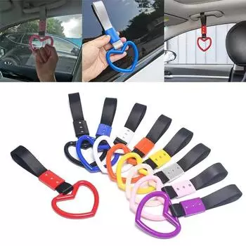 1 шт. JDM поезд автобус ручка ремешок 1 шт. Tsurikawa кольцо сердце стиль дрейф подвеска ремешок дрейф авто аксессуары автомобильный ремень