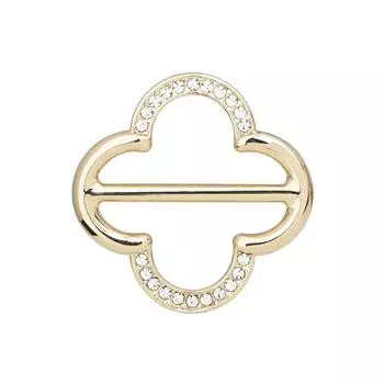 1 шт. Элегантная одежда с узлом, кольцо-пряжка, пряжка для шелкового шарфа, универсальная фиксирующая пряжка, аксессуары