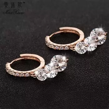 1 шт. Элегантные длинные серьги с кристаллами, корейский темперамент, простые модные серьги, милые дикие серьги белый