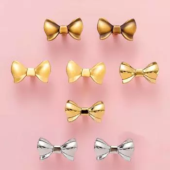 1 шт. Элегантные ручки для ящиков в форме галстука-бабочки из чистой латуни, ручки для шкафов, ручки для гардероба, мебельная фурнитура