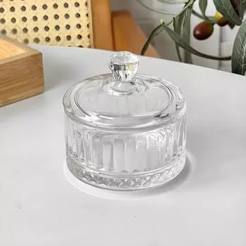 1 шт. Элегантные стеклянные десертные чашки для мороженого с крышками - Идеально подходят для пудинга, йогурта и джелато - Идеально для домашнего и коммерческого использования