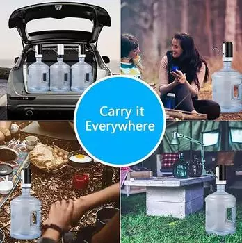 1 шт. Электрический диспенсер для воды, автоматический насос для чайника, автоматический переключатель с одной кнопкой, насос для напитков, диспенсер для воды белый