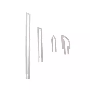 1 шт. Электрический нагревательный нож для резки лезвий, аксессуары, лезвие из нержавеющей стали для машины для резки пенопласта as the picture