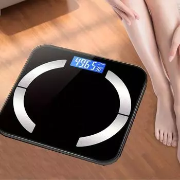 1 шт. Электронные весы, Весы, Цифровые напольные весы, Высокоточные весы, со светодиодным экраном высокой четкости