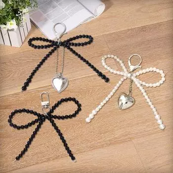 1 шт. Ювелирные изделия аксессуары Harajuku винтажные бусины бант брелок подвески сумка кулон