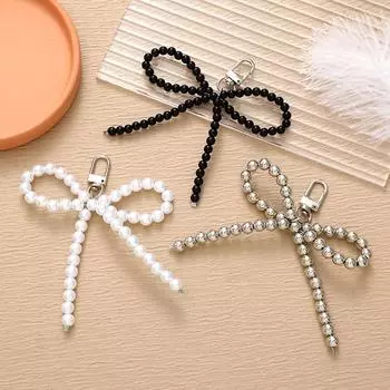 1 шт. Ювелирные изделия аксессуары Harajuku винтажные бусины бант брелок подвески сумка кулон