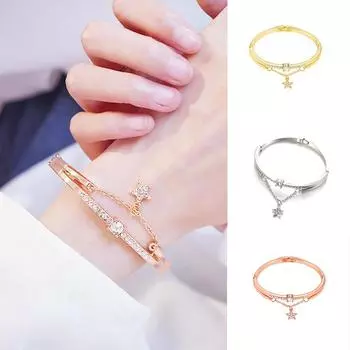 1 шт. Ювелирные изделия, креативные браслеты, модные аксессуары для вечеринок, роскошные браслеты-цепочки для рук, сплав