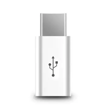 1 шт. Кабель для передачи данных для мобильного телефона Type-c на Micro USB OTG-адаптер Type-C переключатель для Android AVE белый
