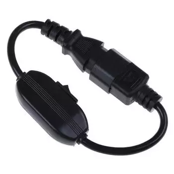 1 шт. кабель питания Pdu Ups, IEC 320 C14 - C13 с выключателем вкл./выкл. 30 см