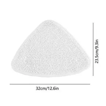 1 шт. качественная микрофибровая накладка для паровой швабры, запчасти для пароочистителя, треугольные сменные салфетки для микрофибровой салфетки Vileda 1 белый
