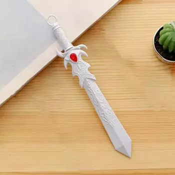 1 шт. канцелярские принадлежности для офиса, креативные большие крутые мечи, школьные принадлежности, подарок, оружие, прекрасная гелевая ручка Ink Color:Black