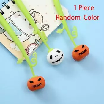 1 шт. Канцелярские принадлежности, милые мультяшные гелевые ручки в виде панды, школьные офисные принадлежности Kawaii, креативные ручки, забавные мягкие Ink Color: Black