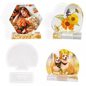 1 шт. капельный клей для самостоятельного размещения на столе, оригинальная витрина, простая силиконовая форма, фоторамка, самоконтроль