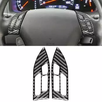 1 шт. карбоновая черная накладка на центральную кнопку рулевого колеса для Honda Accord Sedan 2003-2007
