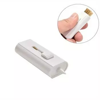 1 шт. Карманная выдвижная щетка для чистки клюшек для гольфа, инструмент, проволочная щетка, двухсторонний очиститель для клюшек, подарок другу по гольфу 1pc