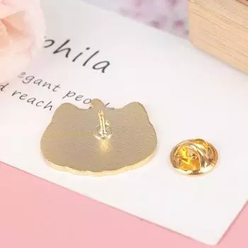 1 шт. кавайная тыква кошка твердая эмалированная булавка мультфильмы растение тыквы свет