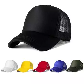 1 шт. кепка унисекс, повседневная простая сетчатая бейсболка, регулируемая кепка Snapback для женщин и мужчин, кепка дальнобойщика в стиле хип-хоп, уличная кепка для папы синий
