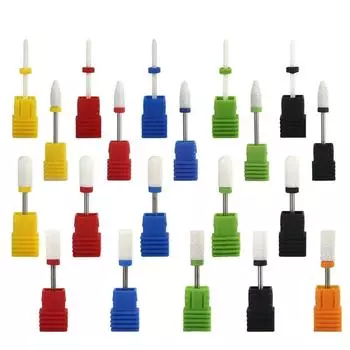 1 шт., керамическая дрель для дизайна ногтей, роторный резак, устройство для очистки машин для дизайна ногтей, аксессуары для удаления геля для ногтей, инструмент