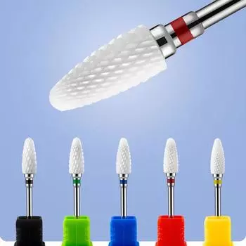 1 шт. керамические вольфрамовые сверла для ногтей для электрического маникюрного станка