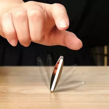 1 шт. кинетическая настольная вращающаяся игрушка, настольная вращающаяся игрушка карманная игрушка для снятия стресса hexagon чёрный