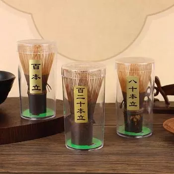 1 шт., кисть для чистого чая, инструменты для матча, кисть для матча, чайные инструменты Hyakumoto Rikyu, миска для матча, кисть для чая, простой чайный набор, бамбуковая кисть для помешивания