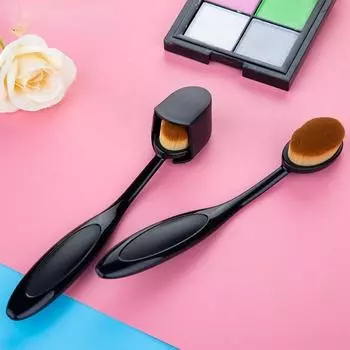 1 шт., кисть для макияжа с плоским верхом, Кабуки, кисть для румян для лица, пудра для крема или безупречной пудры, косметические инструменты для красоты