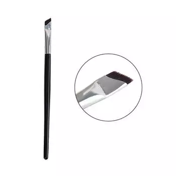 1 шт. кисть для макияжа в форме лезвия, скошенная тонкая кисть для бровей, плоская тонкая кисть для подводки, профессиональный инструмент для макияжа глаз и бровей