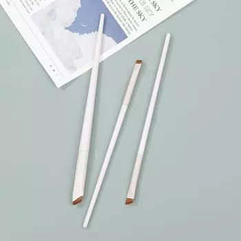 1 шт. кисть для подводки глаз, кисть для бровей, портативная плоская тонкая кисть для подводки глаз, контур бровей, кисти для макияжа, инструмент для макияжа as the picture