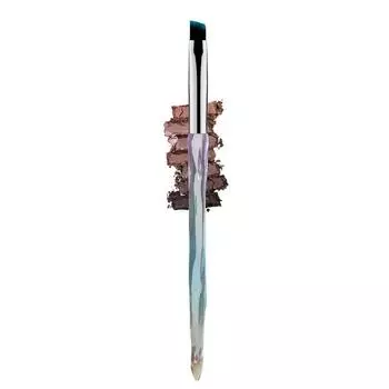 1 шт., кисть для теней для век, кисти для подводки глаз, макияж, частная марка, косметическая кисть для глаз, красивая пластиковая ручка, синтетические волосы на складе зелёный