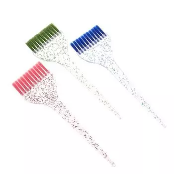 1 шт. Кисти для окрашивания волос, двойного назначения, окрашивание волос, окрашивание, краска, тонирование, расческа, парикмахерский инструмент для окрашивания волос зелёный