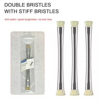 1 шт. Кисточка для пайки чипов материнской платы, очистка микросхем, очистка печатных плат от клея, очистка процессоров от пыли, ремонт BGA-компонентов, ручка из нержавеющей стали