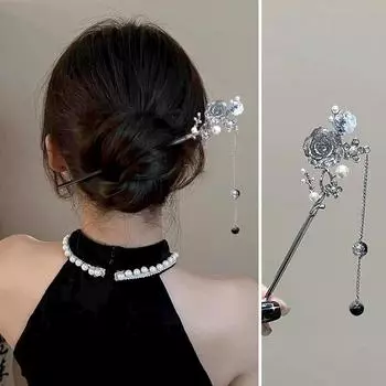 1 шт. классическая элегантная высококачественная изысканная красивая палочка для волос с кисточкой для мытья чернил