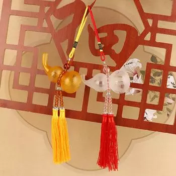 1 шт., классическая подвеска в виде стеклянной бутылки для автомобиля, креативные аксессуары для салона автомобиля, подарки, глазурованная парфюмерная тыква, украшение своими руками