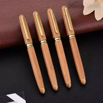 1 шт. Классическая ретро деревянная шариковая ручка/ручка, 0,5 мм, гладкое письмо, подходит для занятий каллиграфией, офиса