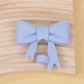 1 шт., классические милые соломенные колпачки с бантом, силиконовые аксессуары для чашек объемом 30 и 40 унций, многоразовые милые силиконовые насадки для соломинок синий