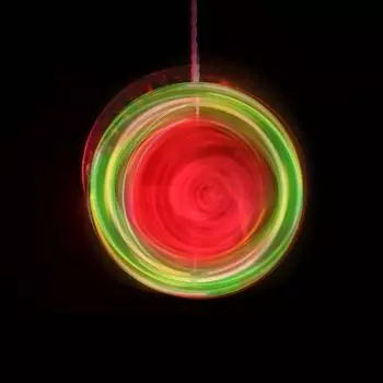 1 шт., классический мини-светодиодный мигающий шар йо-йо, игрушки, креативная мода, детские развлечения, интеллектуальная игра, спортивная игрушка для детей, подарок