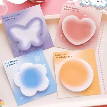 1 шт. клейкая симпатичная кавайная заметка блокнот для заметок офис школьные принадлежности канцелярские наклейки