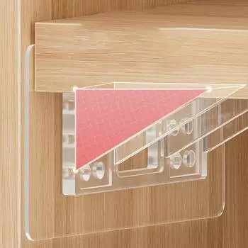 1 шт., клейкие опорные колышки для полки для кухни, спальни, шкафа, полки, зажимы, настенная вешалка, наклейка, кронштейн, держатель